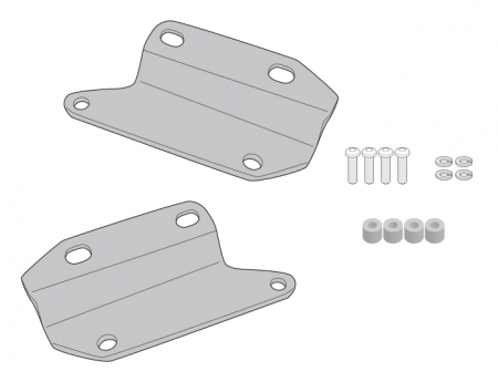 Suporti Genti - Kit Montare Suport Genti Laterale Textile Givi Fara Suport Top-Case Honda CB 650 R (21-)