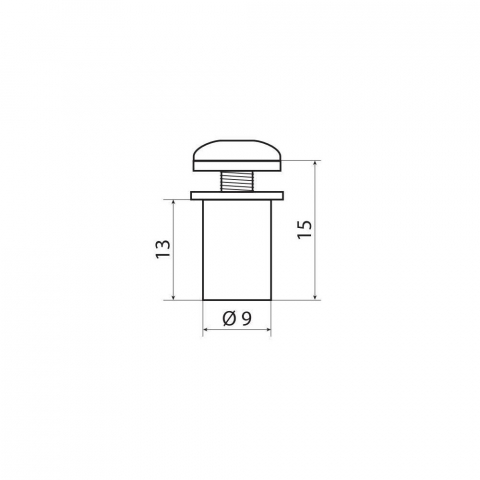 Kit suruburi fixare parbriz cu piulite gumate, Lampa [2]