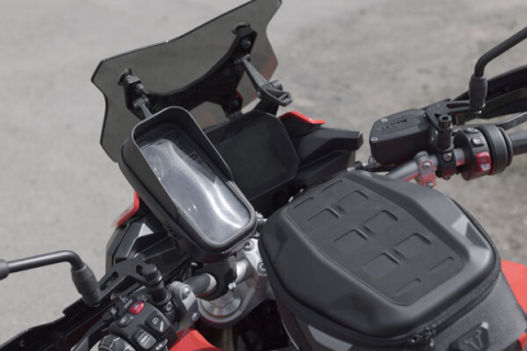 Kit universal de fixare telefon cu husa Sw-Motech de 2 inch cu prindere pe ghidon sau oglinda [4]