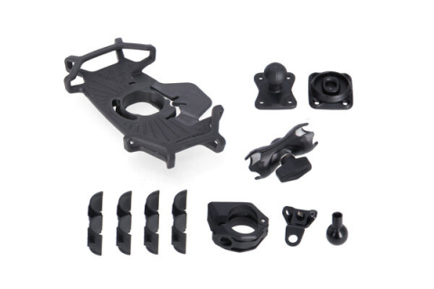 Accesorii Moto - Kit Universal GPS si smatphon cu Suport T-Lock pentru fixare pe ghidon si oglindsa