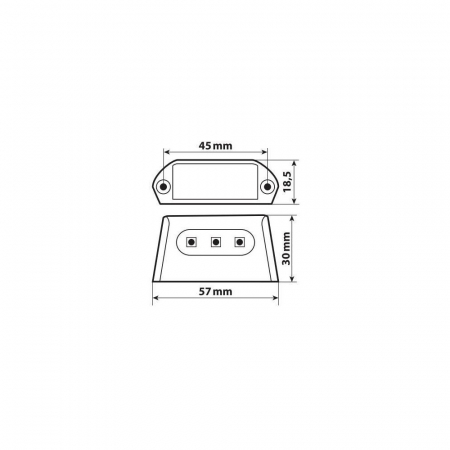 Lampa iluminare numar A-ion cu 3 Led Smd, 12V [4]
