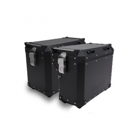 Set cutii laterale aluminiu pentru Benelli TRK 502 X