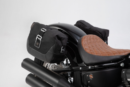 Accesorii Moto - Set Genti Laterale Legend Gear LC Editie Neagru Harley Davidson Softail Street Bob (18-).