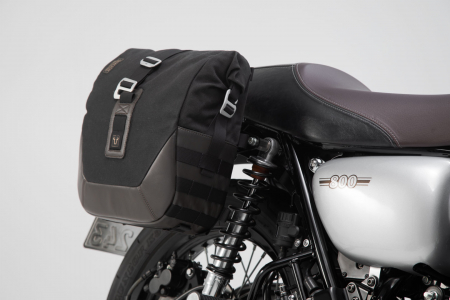 Set Genti Laterale Legend Gear LC Editie Neagru Kawasaki W800 Street / Cafe (18-). [1]