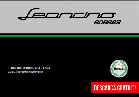 Manuale utilizare Benelli - Manual utilizare Benelli Leoncino Bobber 400