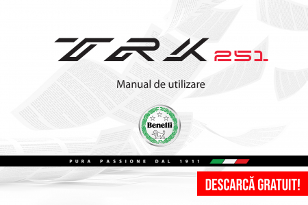 Produse digitale - Manual utilizare Benelli TRK 251