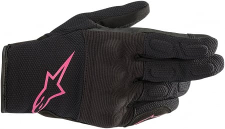 Mănuși Moto - Manusi de piele dama impermeabile Alpinestars STELLA S-MAX Drystar XS Negru/Roz