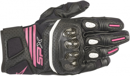 Echipamente Moto - Manusi de vara dama Alpinestars SP X AIR CARBON V2 XS Negru/Roz