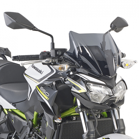 Accesorii Moto - Parbriz Fumuriu Givi Kawasaki Z 650 (20-) / Yamaha MT-03 321 (20-)