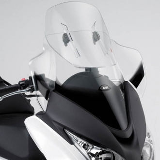 Accesorii Moto - Parbriz Givi Transparent cu Deflector Vant Airflow Honda SW-T 400 2009-2017