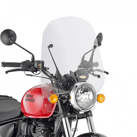 Accesorii Moto - Parbriz transparent GIVI pentru Royal Enfield Meteor 350 (21-)