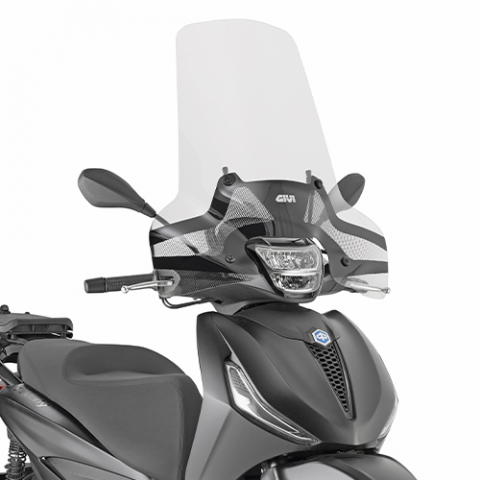 Accesorii Moto - Parbriz Transparent Givi Piaggio Beverly 300-400 Hpe (21-24)