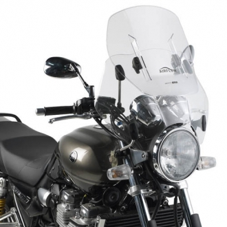 Accesorii Specifice Motocicletei - Parbriz Universal Givi Transparent cu Deflector Vant Airflow AF49