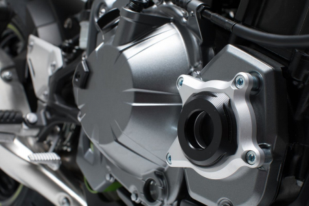 Scut Motor - Protectie carter negru/argintiu Kawasaki Z900 (16-).