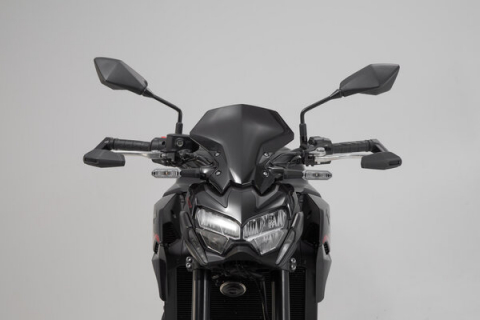Protectii manete cu deflector de vant, Negru, Kawasaki models, Yamaha MT-09 (23-). [1]