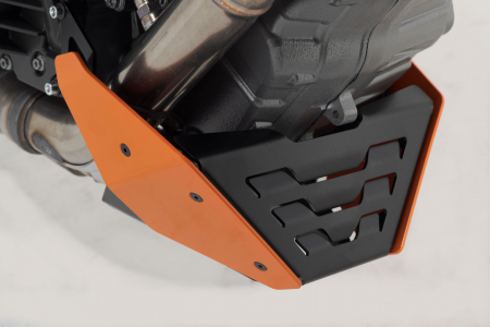 Scut motor frontal Portocaliu/Negru. KTM 1290 Super Duke R / GT / Evo. Sw-Motech [3]