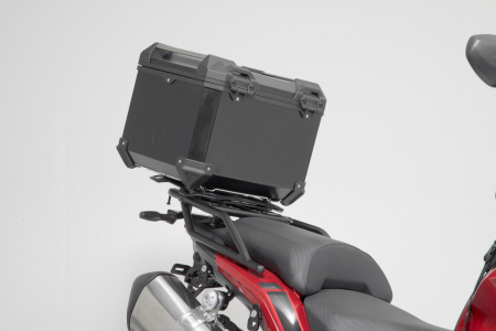 Set 3 cutii Adventure cu sistem fixare Negru. Benelli TRK 502 X (18-). Sw-Motech [4]