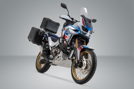 Set 3 cutii Adventure cu sistem fixare Negru. Honda CRF1100L Africa Twin Adv.Sp. (19-). [1]