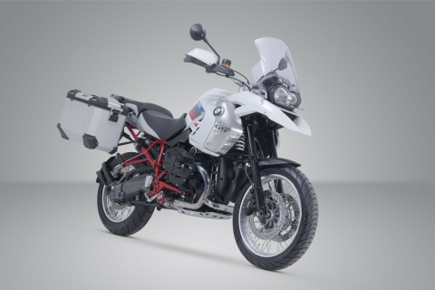 Set genti+suport fixare - Set 3 cutii TRAX Adventure Sw-motech cu sistem fixare BMW R 1200 GS (04-12)
