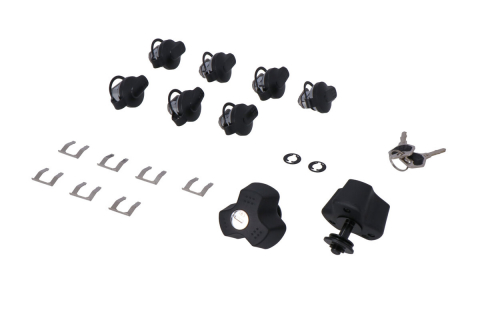 Accesorii Genti-Cutii - Set 9 iale + 2 protectii antifurt pentru cutii Trax