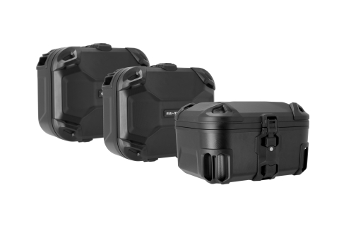 Set genti+suport fixare - Set complet 3 cutii Sw-Motech Adventure DUSC cu Top Case L pentru BMW R 1300 GS Adventure (24-)
