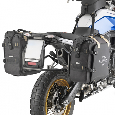 Set genti laterale Givi Canyon impermeabile cu sistem de fixare Monokey 25+25 litri [1]