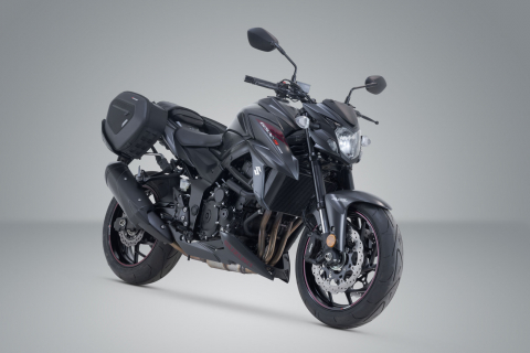 Set genti laterale PRO Blaze H negru . Suzuki GSR750 (11-16)/ GSX-S750 (16-). [1]