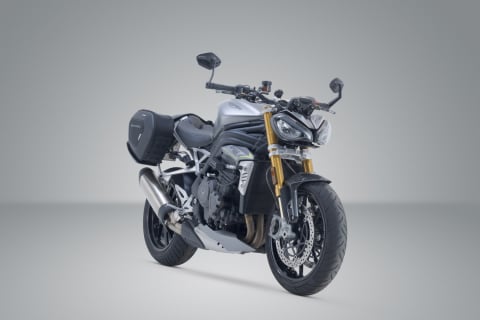 Set genti laterale PRO Blaze H negru . Triumph Speed Triple 1200 RR / RS (21-). [1]