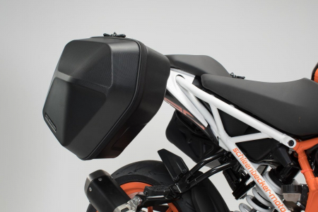 Accesorii Moto - Set genti laterale Urban ABS cu sistem fixare. 2x 16 l. KTM 125 / 390 Duke (17-).