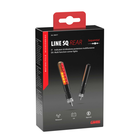 Set semnalizari Line SQ cu pozitie si stop frana incorporat, cu aprindere in cascada - 12V LED [5]