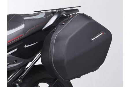 Oferte Speciale si Lichidari de Stoc la echipamente si accesorii moto! - Side Case AERO ABS negru 2x25 litri