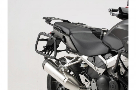 Sistem cutii laterale Trax Adv aluminiu Negru . 37/37 l. Honda VFR800X Crossrunner (15-). [1]