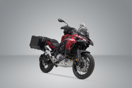 Sistem cutii laterale Trax Adv aluminiu Negru. 45/37 l. Benelli TRK 502 X (18-). Sw-Motech [1]