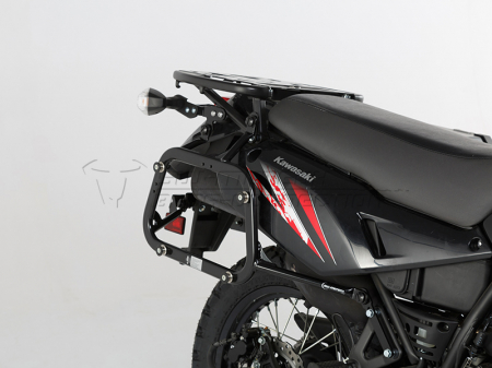 Sistem cutii laterale Trax Adv aluminiu Negru . 45/37 l. Kawasaki KLR 650 (08-). [1]