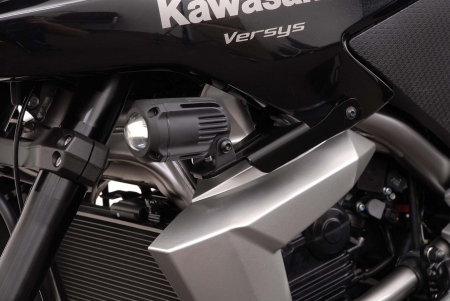 Accesorii Moto - Sistem fixare lumini suplimentare Negru. Kawasaki Versys 650 (10-14).