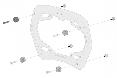 Sistem Genti Laterale Aero ABS 2x25 l. Suzuki V-Strom 1050 (19-). [4]