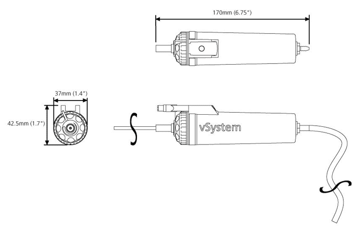 Sistem Scottoiler lubrifiere lant vSystem + lubrifiant biodegradabil verde [6]