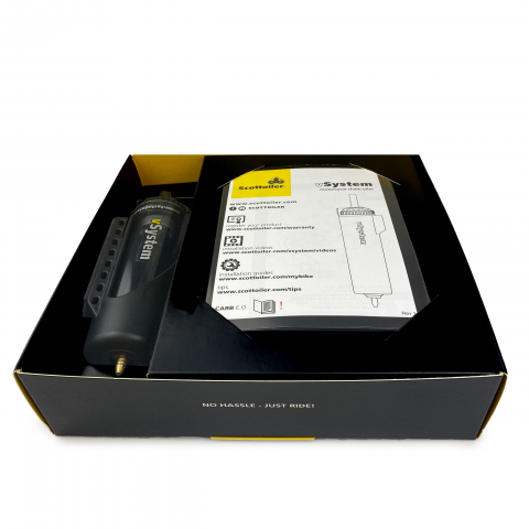 Sistem Scottoiler lubrifiere lant vSystem + lubrifiant biodegradabil verde [2]