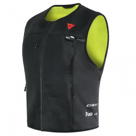 Vesta Dainese Airbag D-Air Smart Jacket Negru/Galben Fluo marime XL