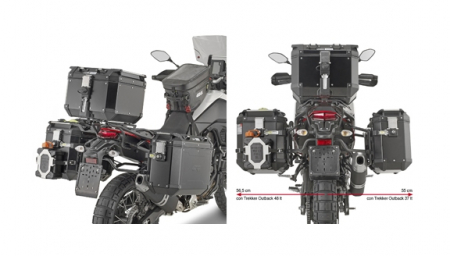 Accesorii Moto - Suport Side Case Givi Trekker Outback Yamaha Tenere 700 (19-) / World Raid (22-)
