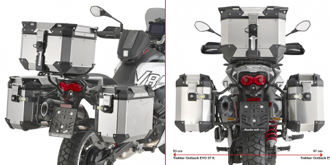 Suporti Genti - Suport Side Case Givi Monokey Cam-Side Trekker Outback PL ONE-FIT Motto Guzzi V85 TT (24)
