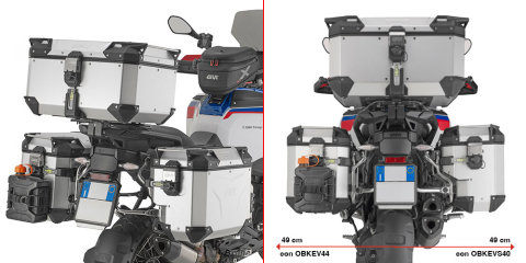 Suporti Genti - Suport Side Case Givi PL ONE-FIT pentru valiza Monokey CAM-SIDE Trekker Outback si Monokey CAM-SIDE Canyon  BMW R 1300 GS Adventure (25 > 26)