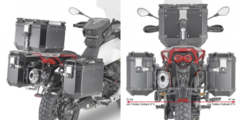 Genti-Cutii-Coburi - Suport Side Case Givi Trekker Outback Moto Guzzi V85 TT (19-)