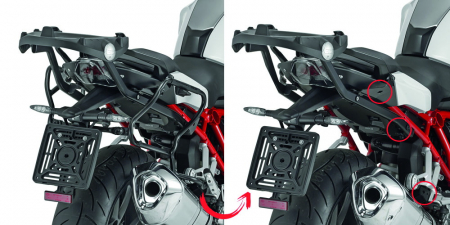 Suporti Genti - Suport Side Case MONOKEY BMW R 1200 R '15