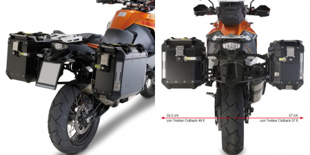Accesorii Moto - Suport Side Case MONOKEY KTM 1050 ADVENTURE