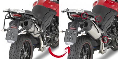Accesorii Moto - Suport Side Case MONOKEY Triumph Tiger PLR6404