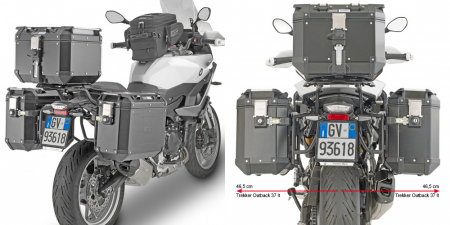 Accesorii Moto - Suport Side Case PL ONE-FIT penru Valize laterale Trekker Outback BMW F 900 XR (20)