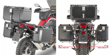 Accesorii Moto - Suport Side Case PL ONE-FIT penru Valize laterale Trekker Outback Honda CRF1100L Africa Twin (20)
