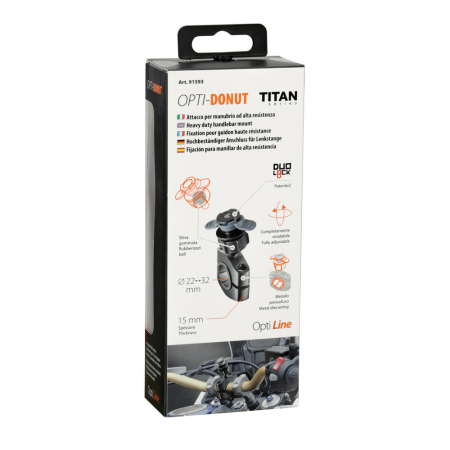 Suport telefon pentru ghidon Heavy Duty Titan Donut [13]