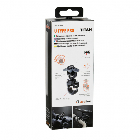 Suport telefon pentru ghidon Heavy Duty Titan U Type Pro [13]